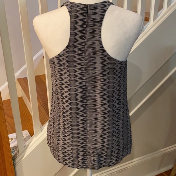 Joie Snakeskin Python Aztec silk print Tank Top - Picture 2 of 7